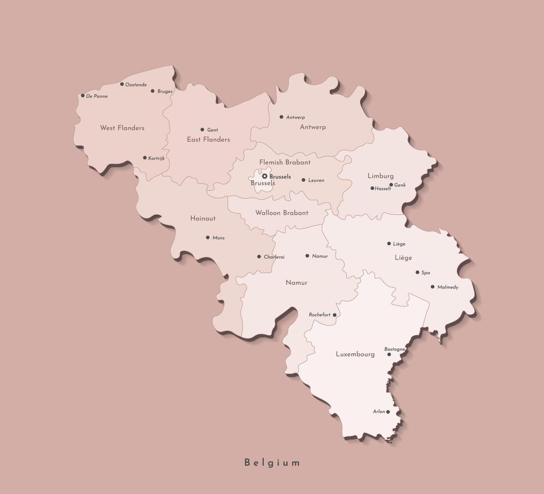Carte de la Belgique - bureau Smart4invest à Waterloo